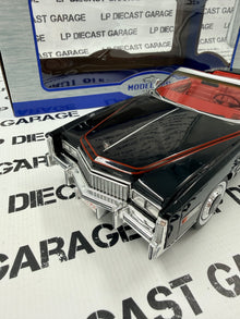 MCG Model Car Group 1976 Cadillac Eldorado Convertible Black 1:18 Diecast