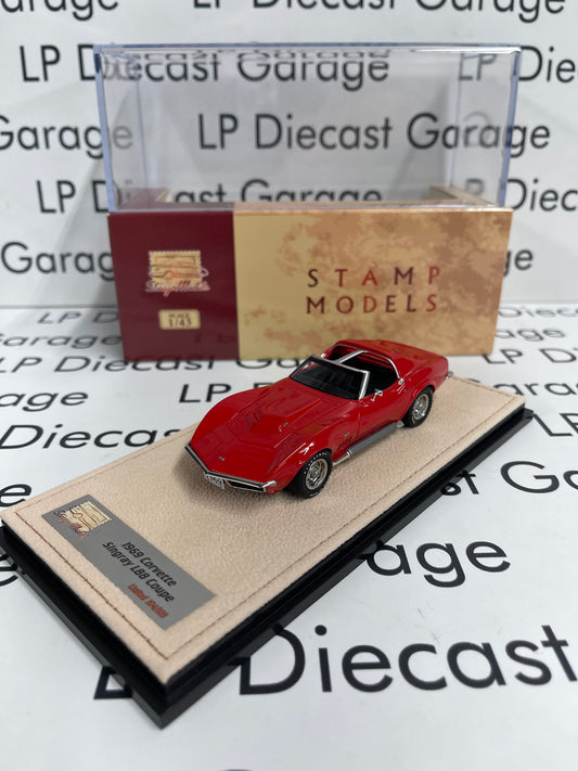 STAMP MODELS 1969 Chevrolet Corvette L88 Red 1:43 Scale Resin Model