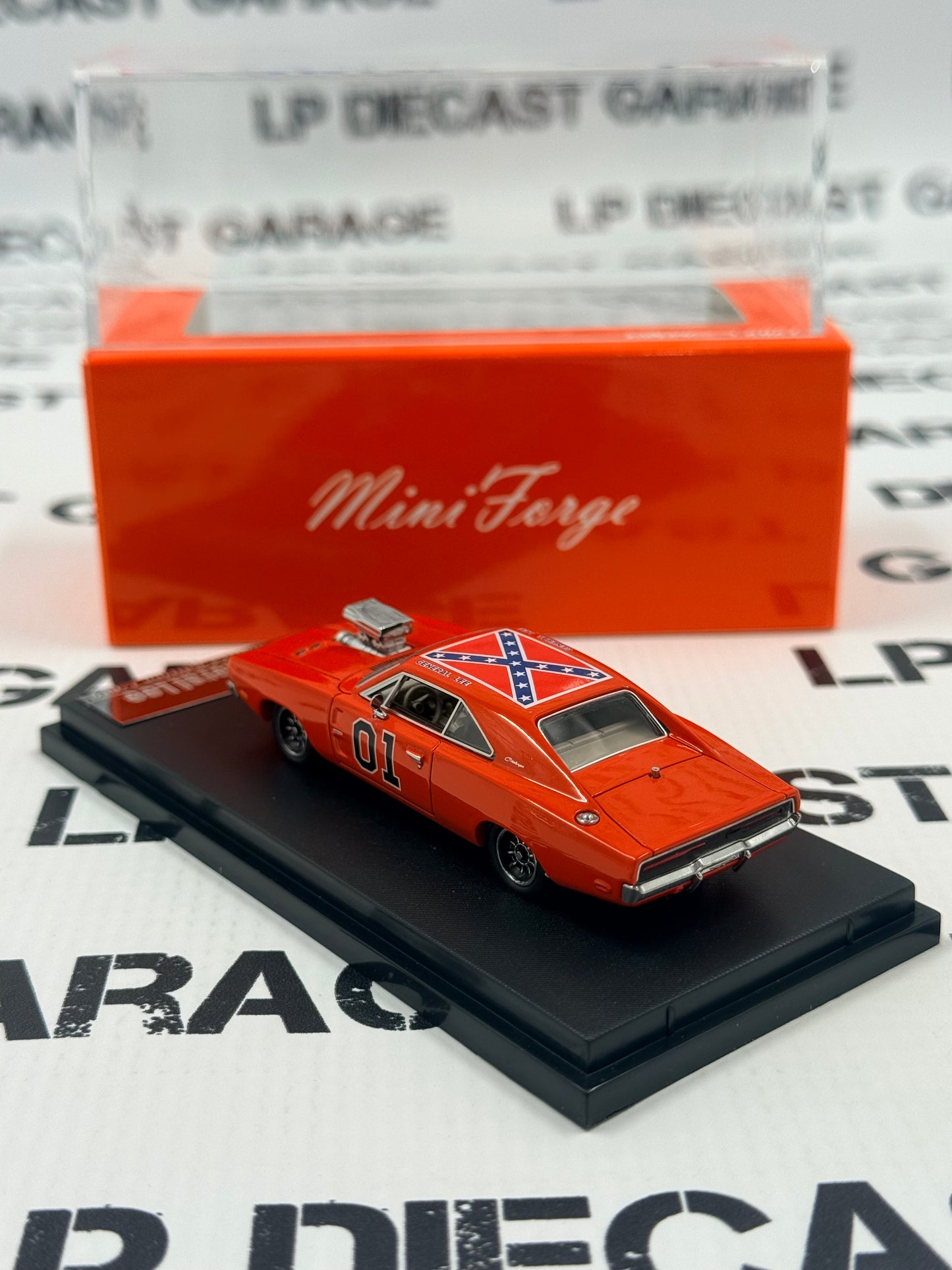 MINI FORGE 1969 Dodge Charger R/T General Lee w/ Blower 1:64 Diecast DOH