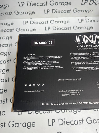 DNA Collectibles 2006 Subaru Legacy Touring Wagon STI S402 Blue 1:18 Scale Resin Model
