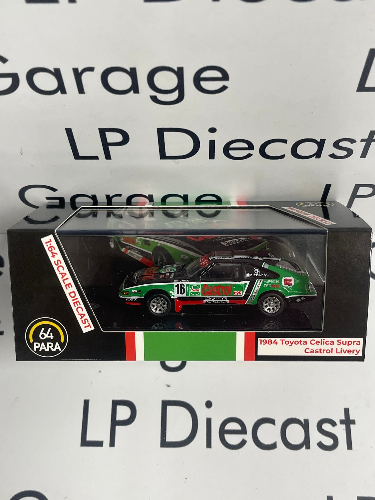 PARAGON MODELS 1984 Toyota Celica Supra Castrol Livery 1:64 Diecast