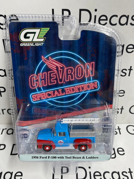 GREENLIGHT 1956 Ford F-100 Chevron 1:64 Diecast Special Edition