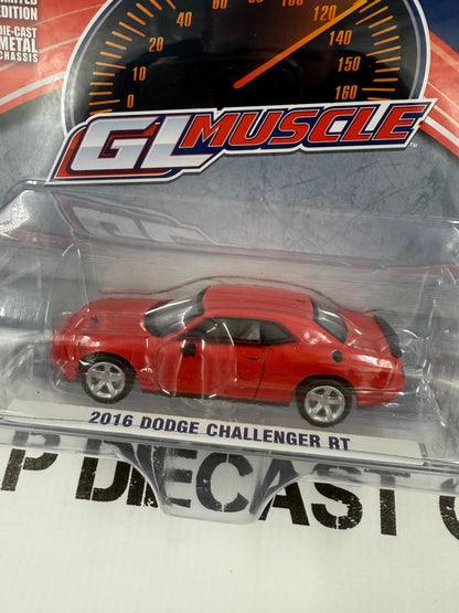 GREENLIGHT 2016 Dodge Challenger RT Red 1:64 Diecast GL Muscle