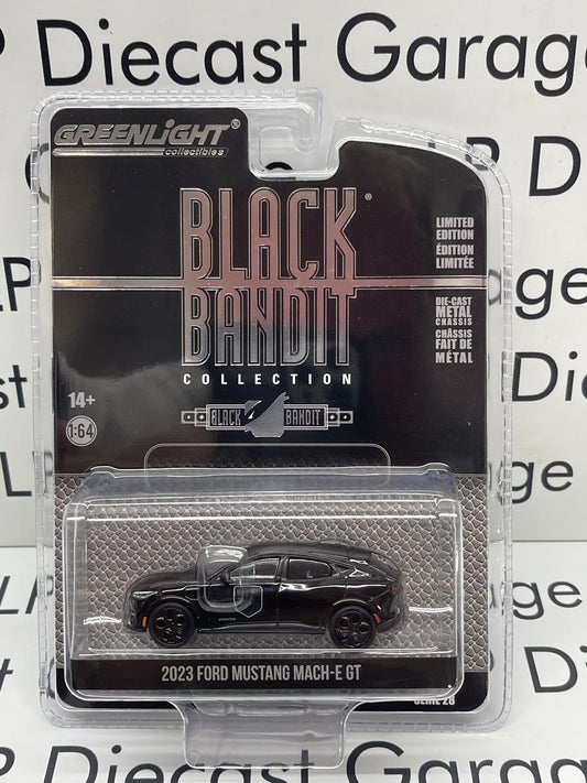 GREENLIGHT 2023 Ford Mustang Mach-E GT 1:64 Diecast Black Bandit