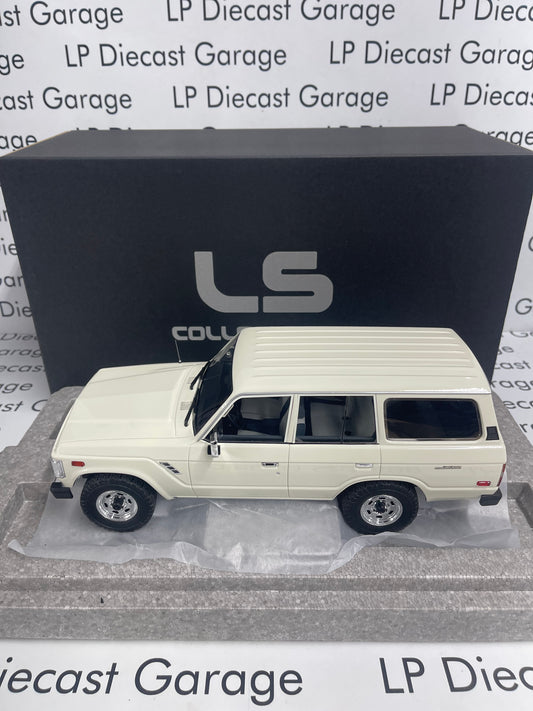 LS Collectibles 1987 Toyota Land Cruiser J60 White 1:18 Scale Resin Model