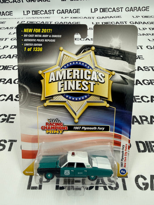 RACING CHAMPIONS MINT 1967 Plymouth Fury New York City Police 1:64 Diecast
