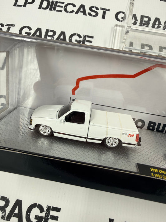 M2 Haulers 1995 Chevrolet C1500 & Chevy S10 w/ Trailer 1:64 Diecast