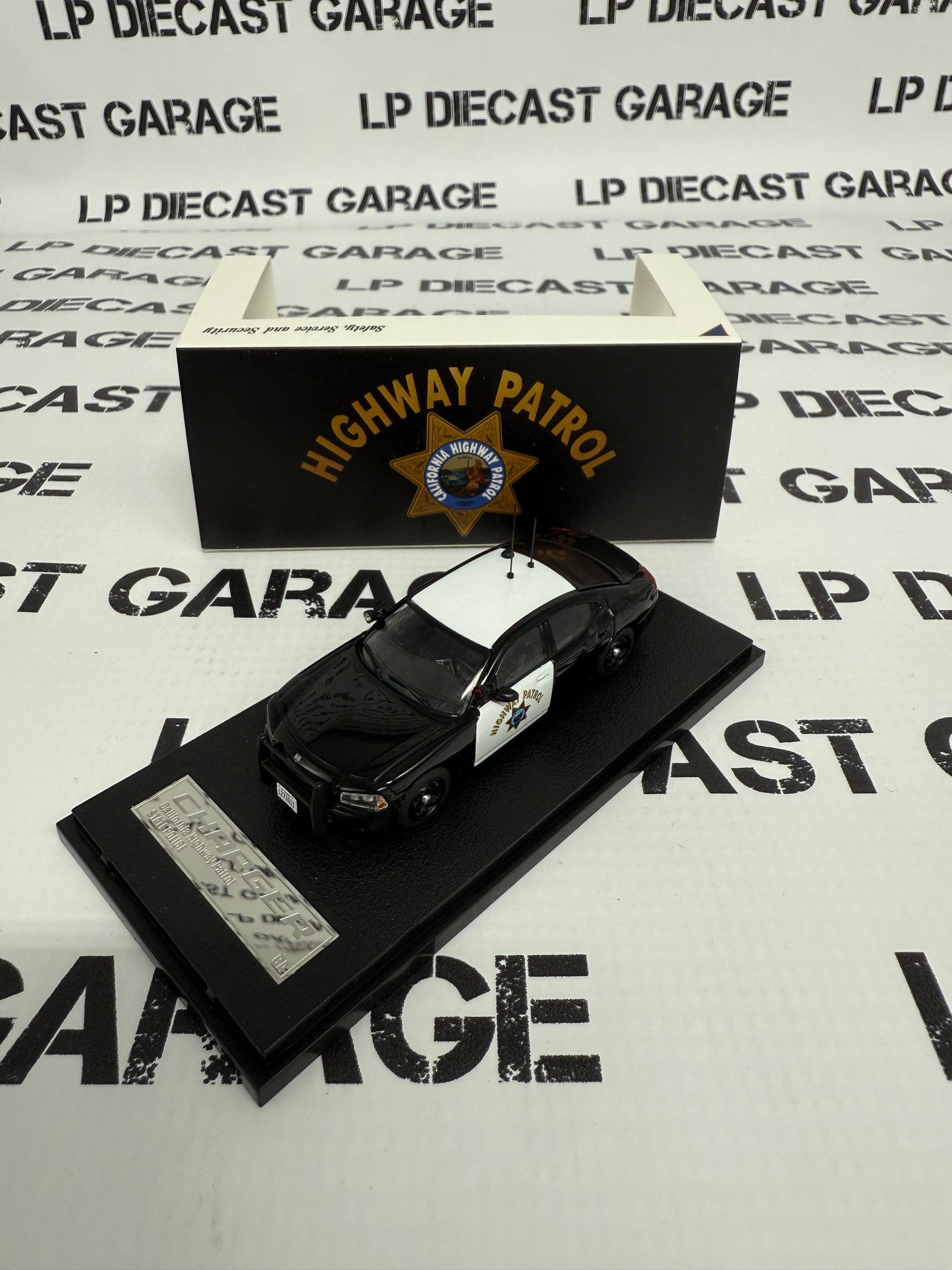 ROLLIN Dodge Charger California Highway Patrol 1:64 Diecast Black White
