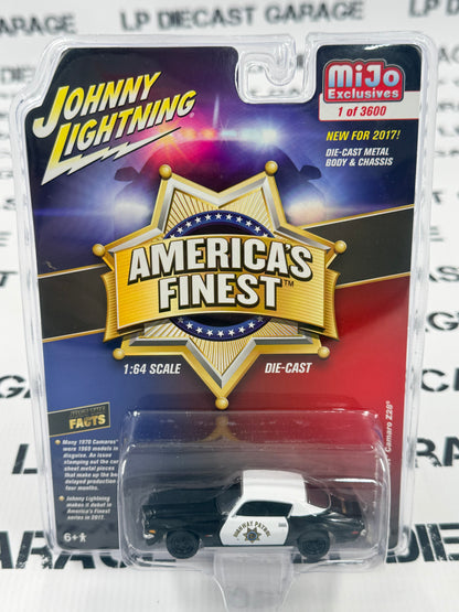 JOHNNY LIGHTNING 1970 Chevy Camaro CHP California Highway Police 1:64 Diecast MiJo