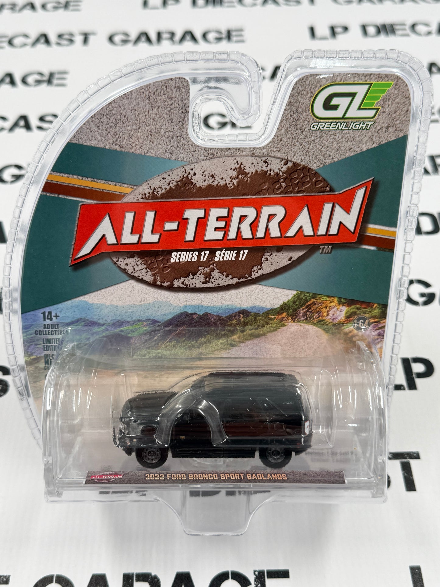 GREENLIGHT 2022 Ford Bronco Sport Badlands Black 1:64 Diecast All Terrain