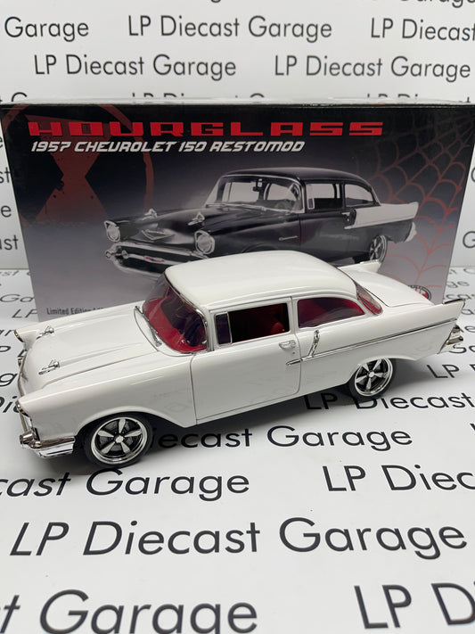 ACME 1957 Chevrolet 150 Restomod White A1807013 1:18 Diecast