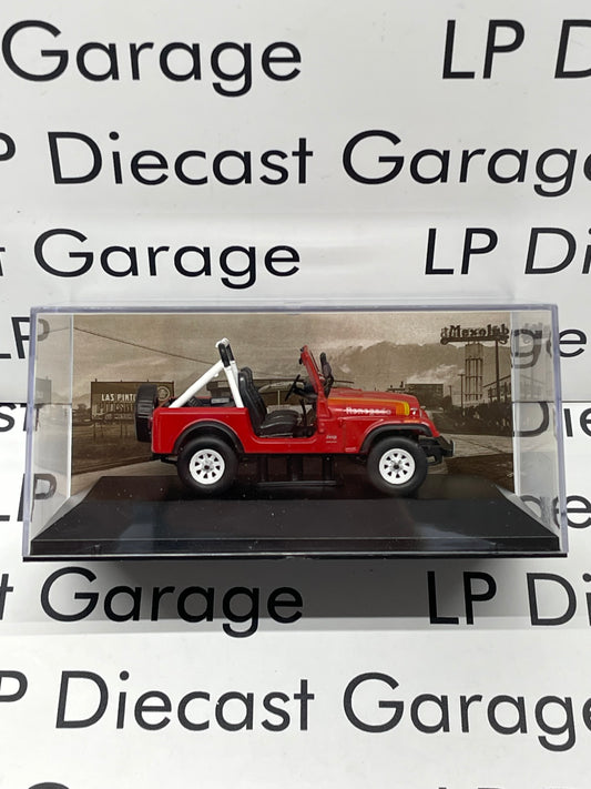 EDICOLA 1983 Jeep CJ7 Renegade Red Topless 1:43 Diecast