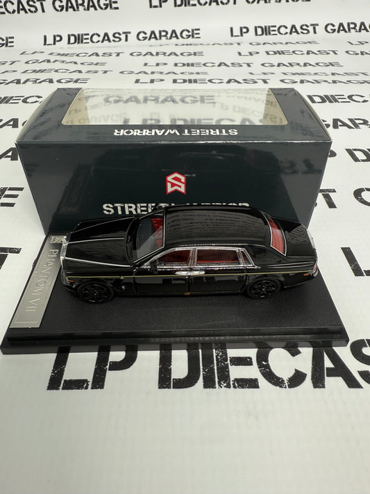 STREET WARRIOR Rolls Royce Phantom VII Black 1:64 Diecast