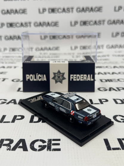 ROLLIN Ford Crown Victoria Mexico Police Policia Federal 1:64 Diecast