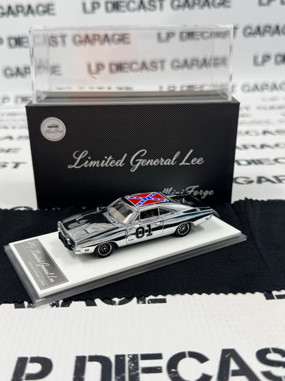 MINI FORGE 1969 Dodge Charger General Lee Chrome Edition 1:64 Diecast