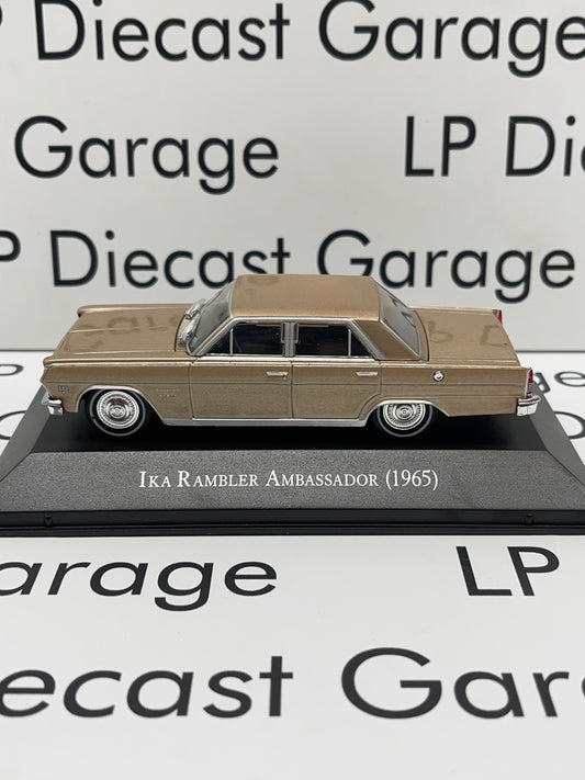 EDICOLA 1965 AMC Ambassador Rambler Gold 4 Door Sedan 1:43 Scale Diecast