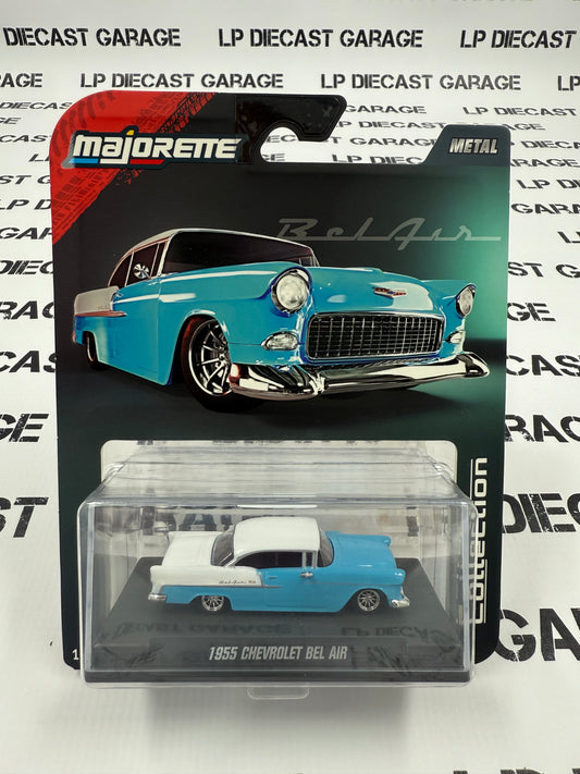 MAJORETTE 1955 Chevrolet Bel Air Blue 1:64 Diecast Collector Series