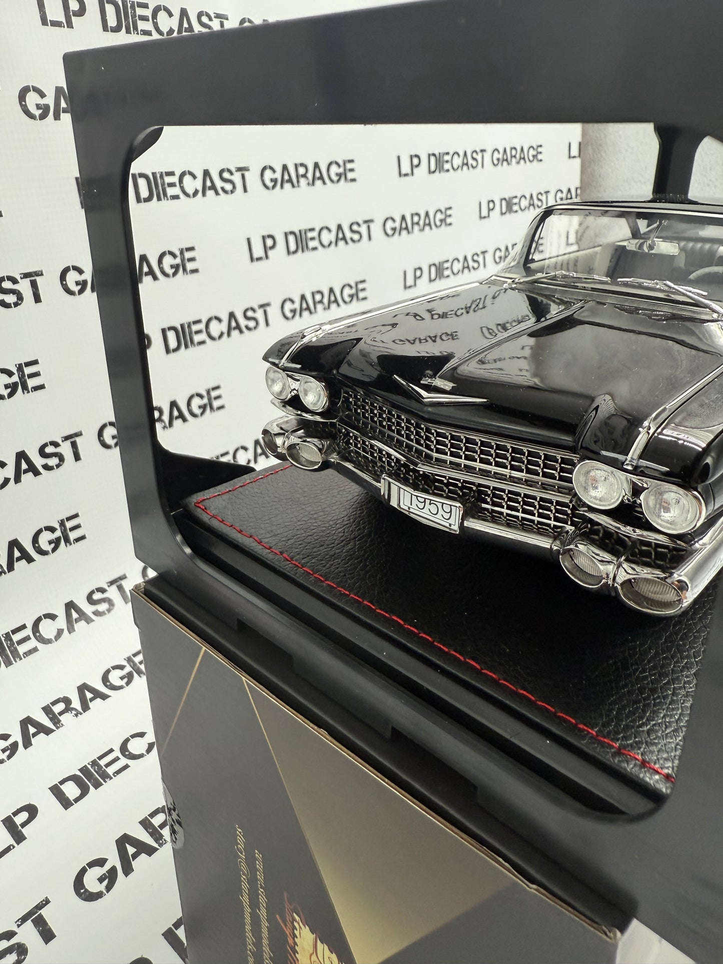 STAMP MODELS 1959 Cadillac Coupe Deville Black 1:18 Resin Model