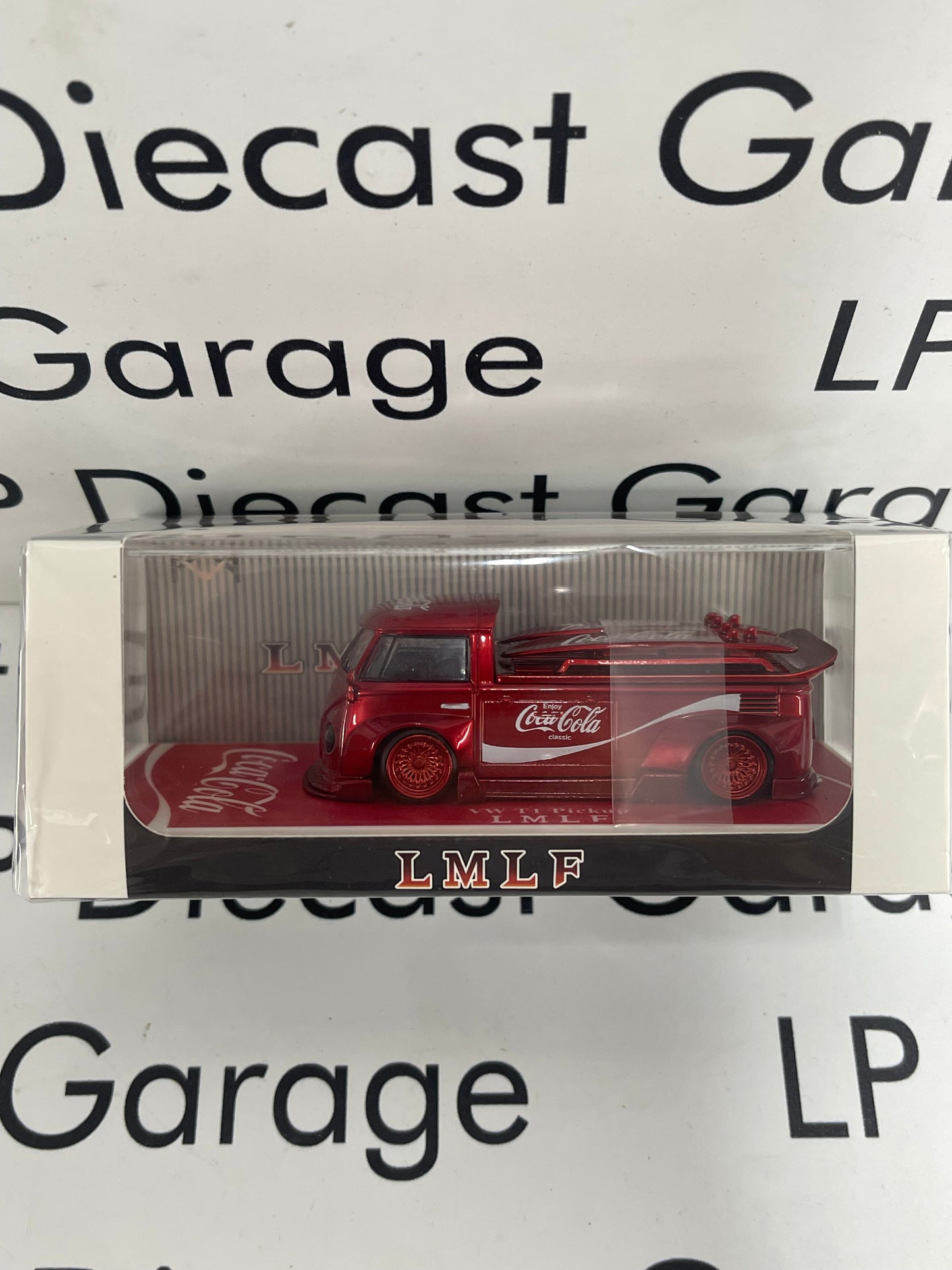 LMLF Volkswagen VW T1 Wide Body Coca Cola Red 1:64 Diecast