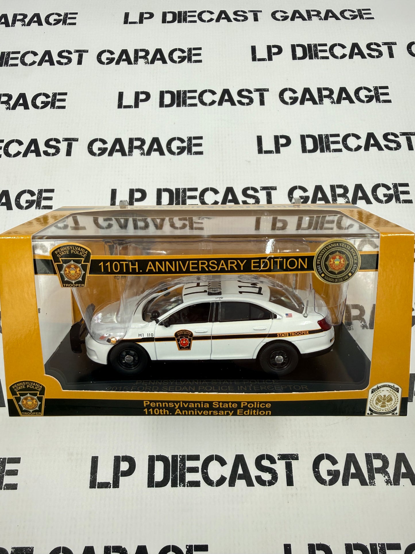 FIRST RESPONSE 2015 Ford Taurus Pennsylvania State Police 110th 1:43 Diecast