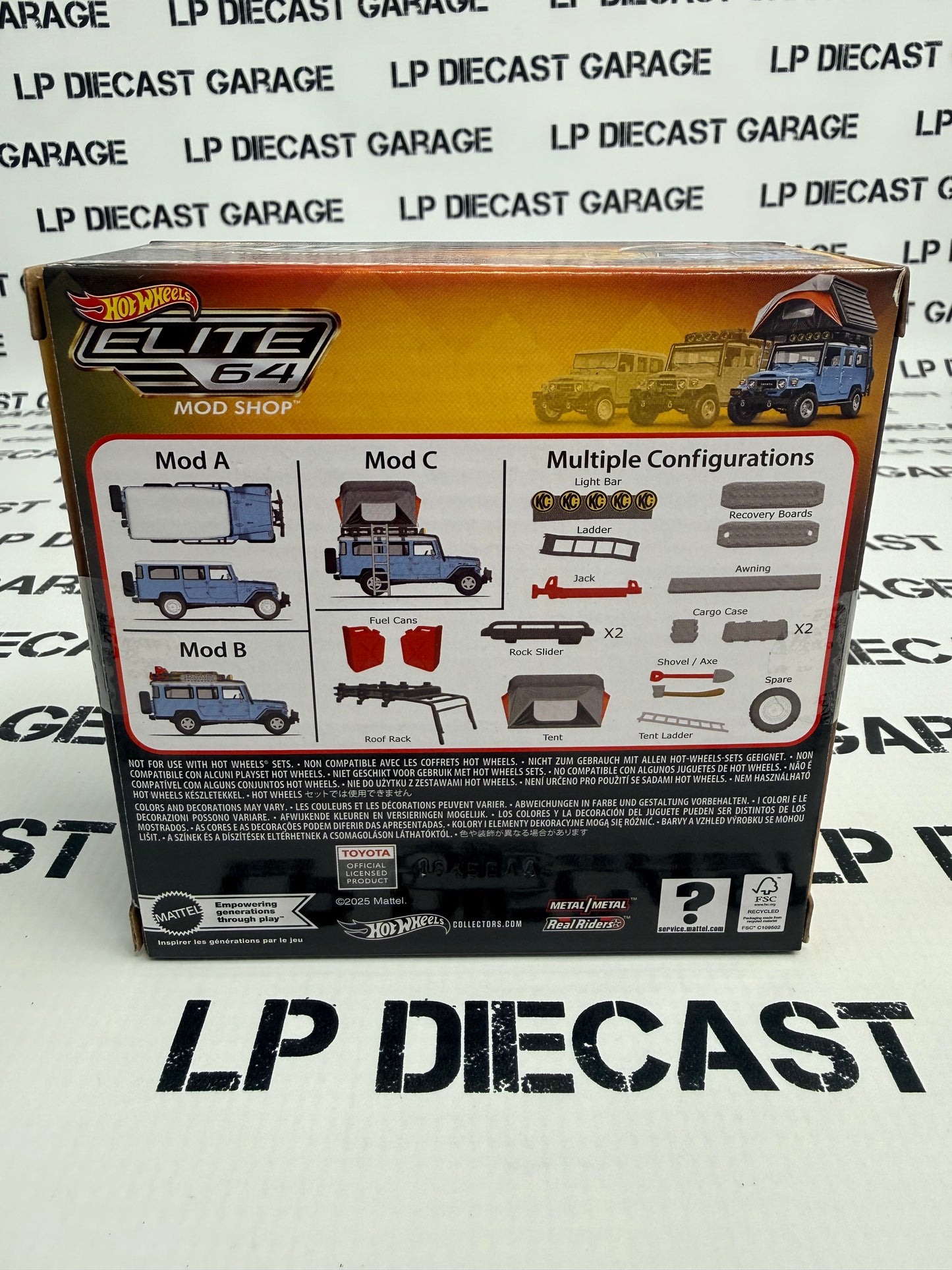 HOT WHEELS 1982 Toyota Land Cruiser FJ45 Troopy Blue 1:64 Diecast Elite 64