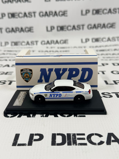 ROLLIN 2008 Dodge Charger NYPD New York Slick Top Police 1:64 Diecast