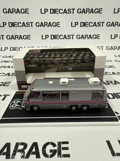 MK Miniatures GMC Motorhome Silver/ Purple 1:64 Resin Model APAxpo Exclusive