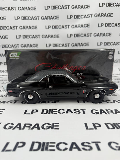 GREENLIGHT 1970 Dodge Challenger R/T 426 Hemi 1:18 Diecast Black Ghost