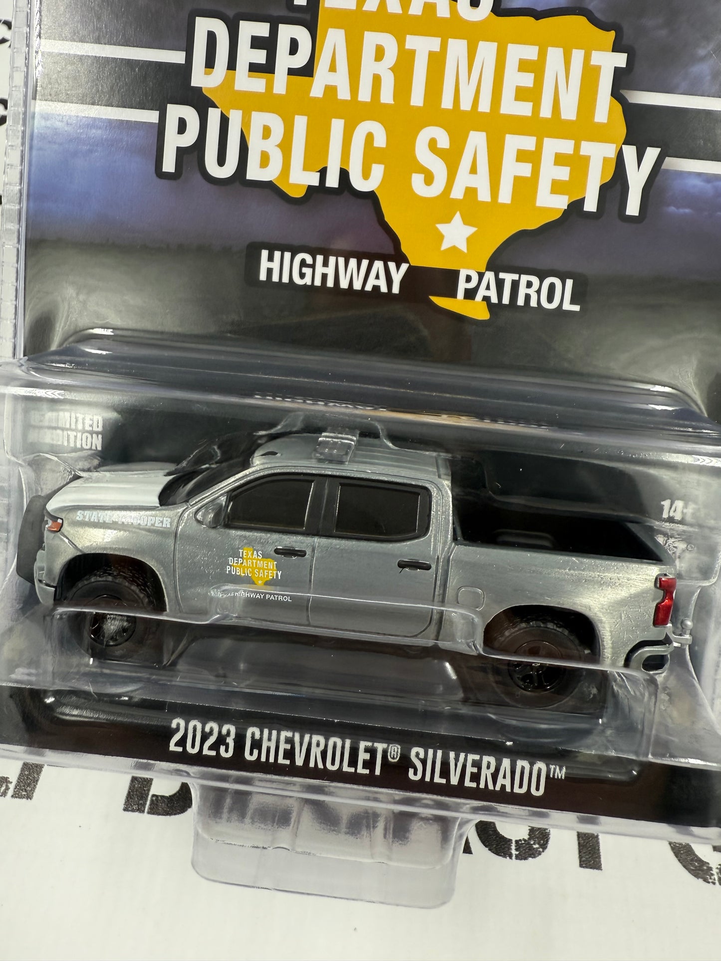 RAW CHASE GREENLIGHT 2023 Chevrolet Silverado Texas Dept. Public Safety 1:64 Diecast