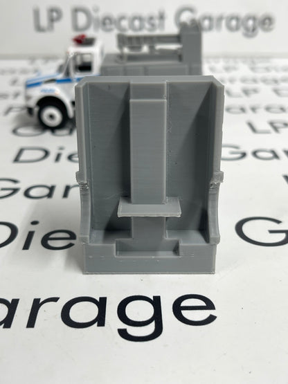 3D Printed Customs Gray Service Bed Fits Greenlight International Durastar 1:64 Diecast Trucks