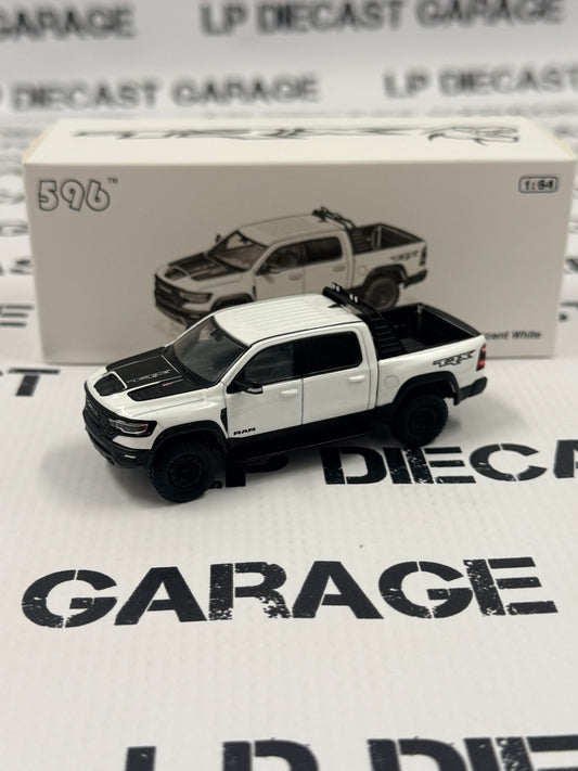 596 Model RAM 1500 TRX Truck White 1:64 Diecast