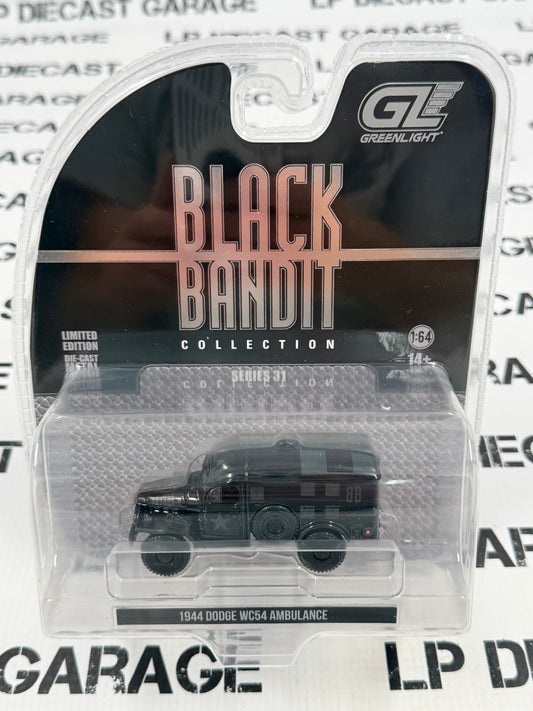 GREENLIGHT 1944 Dodge WC54 Ambulance 1:64 Diecast Black Bandit