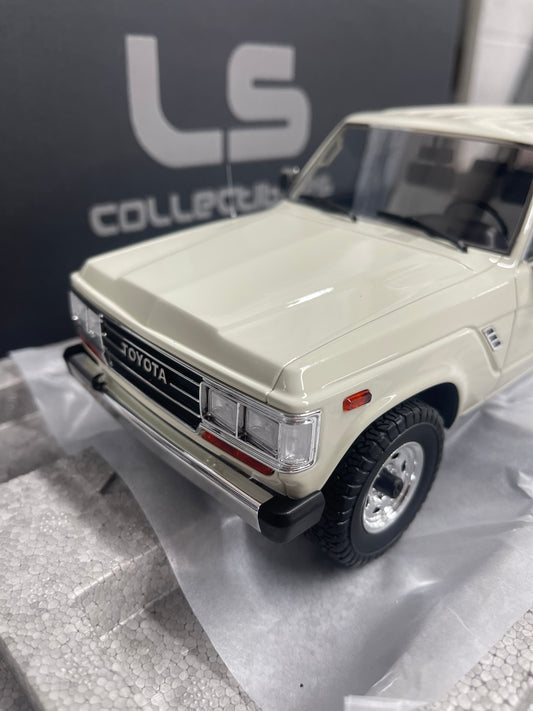LS Collectibles 1987 Toyota Land Cruiser J60 White 1:18 Scale Resin Model