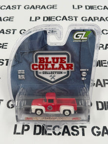 GREENLIGHT 1954 Ford F-100 Red Crown Gasoline 1:64 Diecast Blue Collar