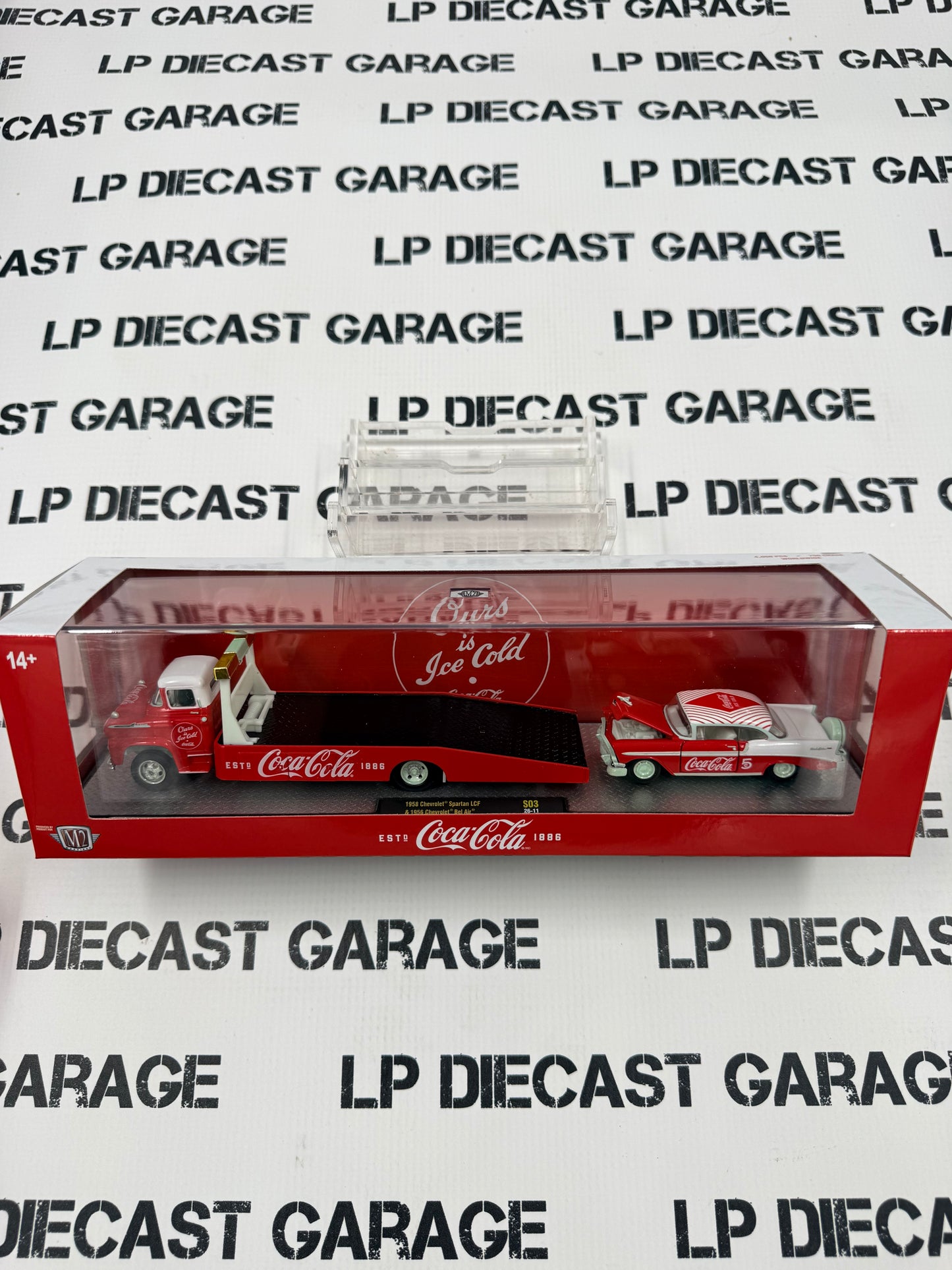 CHASE M2 Haulers 1958 Chevy Spartan LCF & 1956 Bel Air Coca Cola 1:64 Diecast