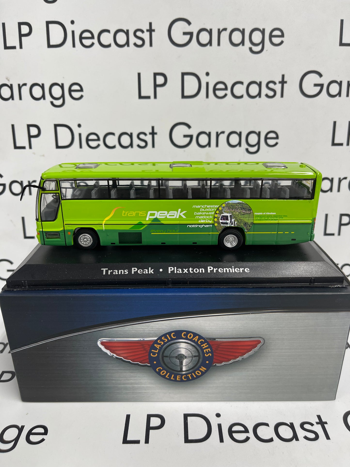 EDICOLA Classic Coaches Trans Peak Plaxton Premiere 1:72 Diecast Bus