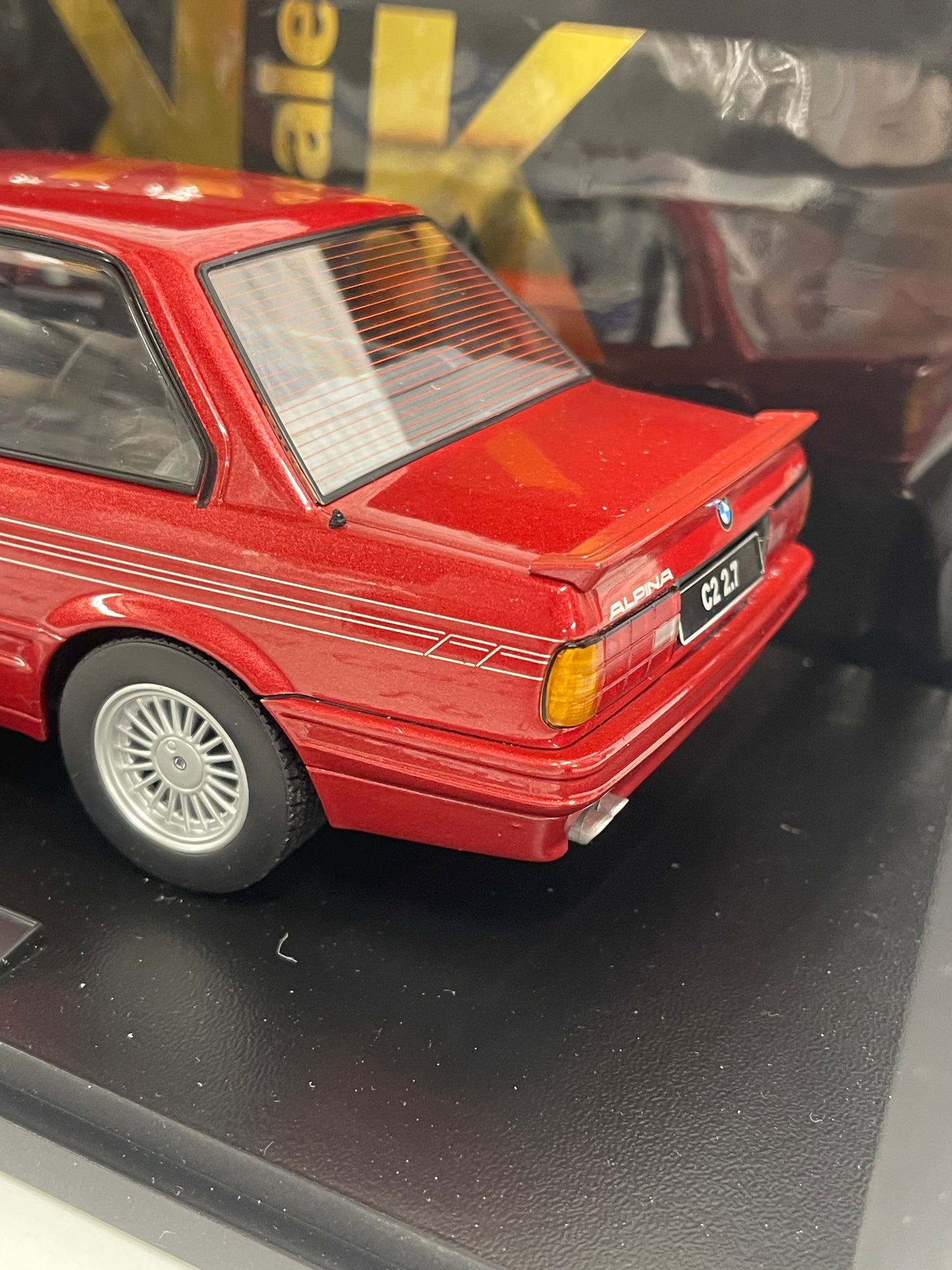 KK Scale 1988 BMW Alpina C2 2.7 Red 1:18 Diecast