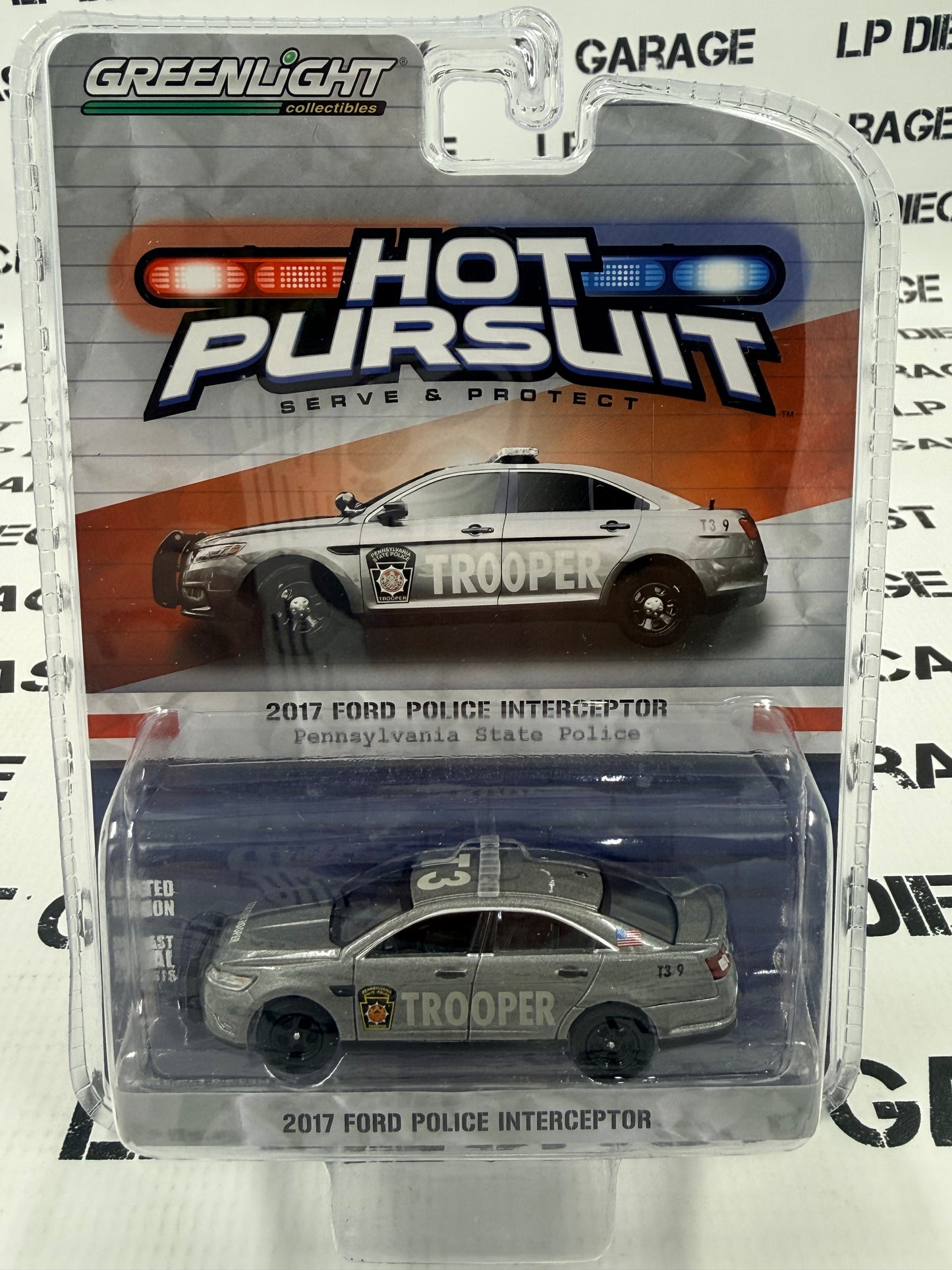 GREENLIGHT 2017 Ford Taurus Police Interceptor PA Trooper Pennsylvania State Police 1:64 Diecast