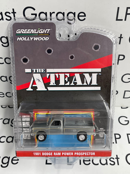RAW CHASE GREENLIGHT 1981 Dodge Ram Prospector A Team 1:64 Diecast