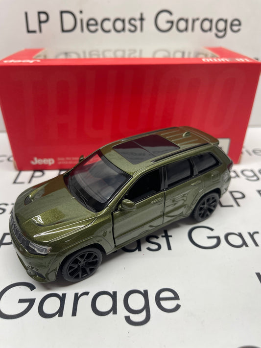 TAYUMO 2020 Jeep Cherokee Trackhawk Green 1:36 Scale Diecast