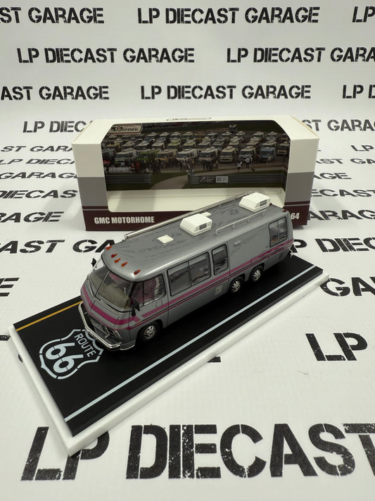 MK Miniatures GMC Motorhome Silver/ Purple 1:64 Resin Model APAxpo Exclusive