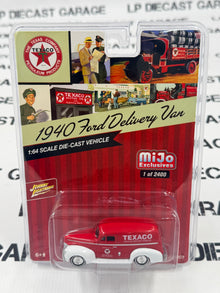 JOHNNY LIGHTNING 1940 Ford Delivery Van Texaco 1:64 Diecast MiJo
