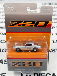 IXO Models 1979 Chevrolet Camaro Z28 Silver & Orange 1:64 Diecast