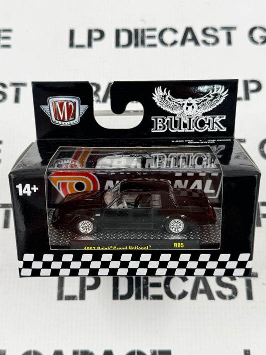 M2 1987 Buick Grand National Black 1:64 Diecast Detroit Muscle