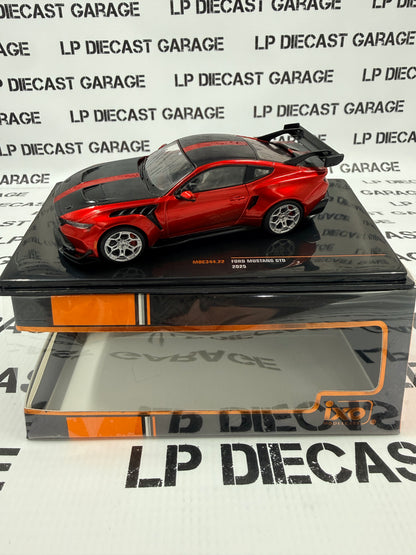 IXO Models 2025 Ford Mustang GTD Metallic Red 1:43 Diecast