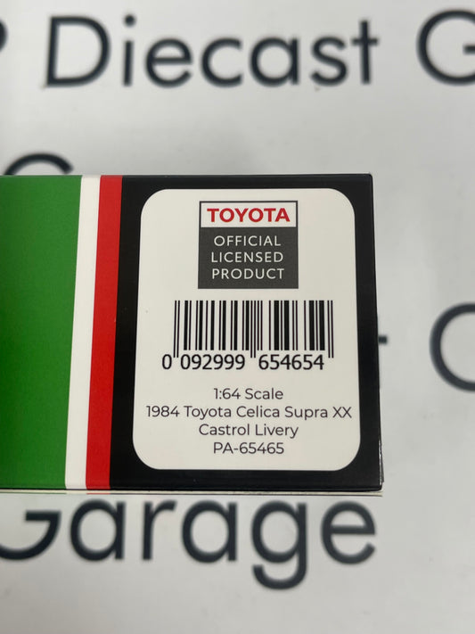 PARAGON MODELS 1984 Toyota Celica Supra Castrol Livery 1:64 Diecast