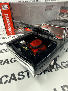 AUTO WORLD 1969 Dodge Coronet Super Bee Black 1:18 Diecast MCACN