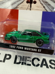 CHASE GREENLIGHT 1992 Ford Mustang GT LP Exclusive 1:64 Diecast Promo