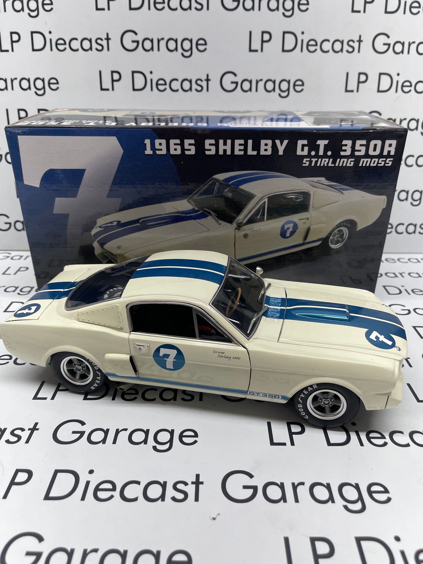 ACME 1965 Ford Mustang Shelby GT350R Stirling Moss 1:18 Diecast