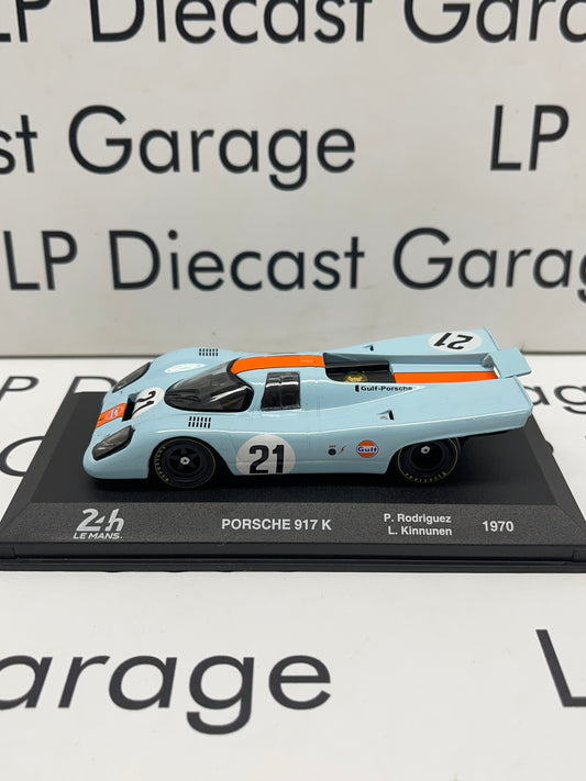 EDICOLA 1970 Porsche 917K 4.9L Gulf #21 24H Lemans Race Car 1:43 Scale Diecast